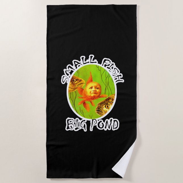 Toalha De Praia Baby Goldfish Beach Towel (Frente)