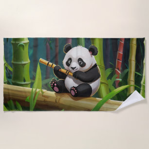 Toalha De Praia Baby Panda Bear Art for Kids