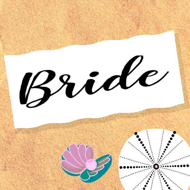 Toalha De Praia Bachelorette Bride Beach Towel Personalizado (Criador carregado)