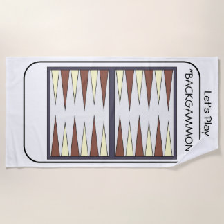 Toalha De Praia Backgammon Beach Towel