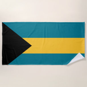 Toalha De Praia Bahamas bandeira Towel Beach