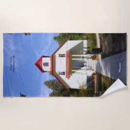toalha de praia Baileys Harbor Rear Range Light