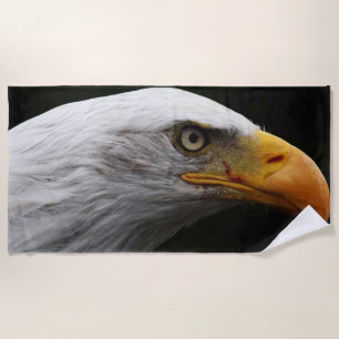 Toalha De Praia Bald Eagle btcn Beach Towel