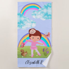 Toalha De Praia Ballerina Woodland Amigos Beach Towel