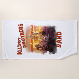 Toalha De Praia Banda dos irmãos Allbot / Reparo de Saucer do Bob