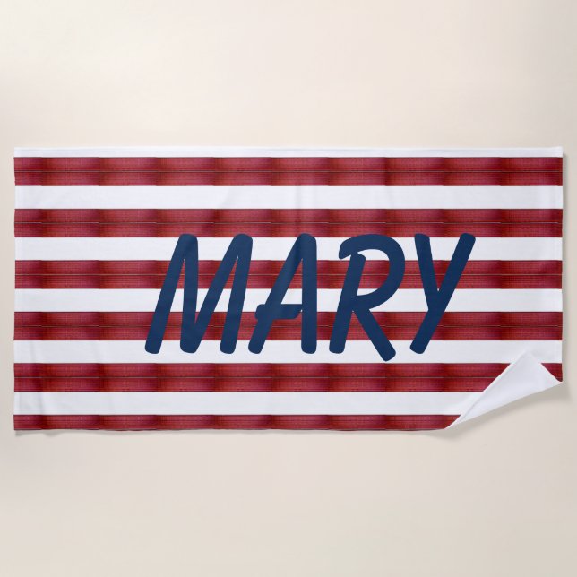 Toalha De Praia Bandas Em Abstrato Beach Towel (Frente)