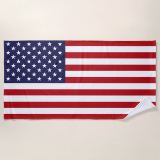 Toalha De Praia Bandeira Americana
