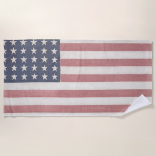 Toalha De Praia Bandeira Americana da americana