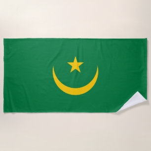 Toalha De Praia Bandeira antiga da Mauritânia