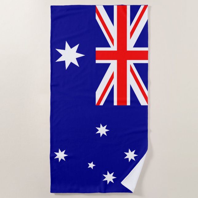 Toalha De Praia Bandeira australiana (Frente)