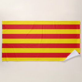 Toalha De Praia Bandeira Catalã