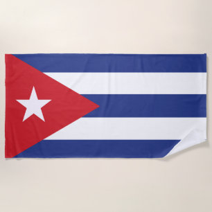 Toalha De Praia Bandeira Cuba
