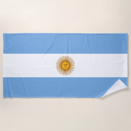 Toalha De Praia Bandeira da Argentina