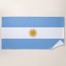 Toalha De Praia Bandeira da Argentina