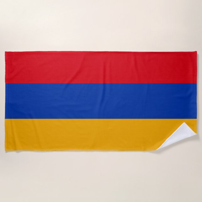 Toalha De Praia Bandeira da Armênia (Frente)