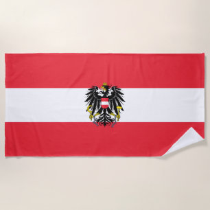 Toalha De Praia Bandeira da Áustria