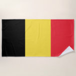 Toalha De Praia Bandeira da Bélgica<br><div class="desc">Esta design é constituída pela bandeira nacional da Bélgica (oficialmente o Reino da Bélgica), que é um país da Europa Ocidental. A Bélgica é delimitada pelos Países Baixos a norte, pela Alemanha a leste, pelo Luxemburgo a sudeste, pela França a sudoeste e pelo Mar do Norte a noroeste. A maior...</div>