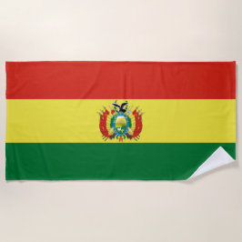 Toalha De Praia Bandeira da Bolívia