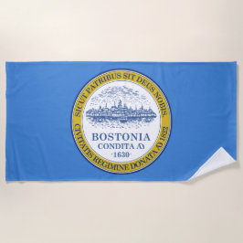 Toalha De Praia Bandeira da Cidade de Boston (Massachusetts)