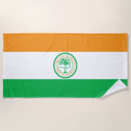 Toalha De Praia Bandeira da cidade de Miami (Flórida)