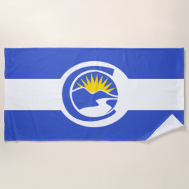 Toalha De Praia Bandeira da Cidade do Centenário (Colorado)