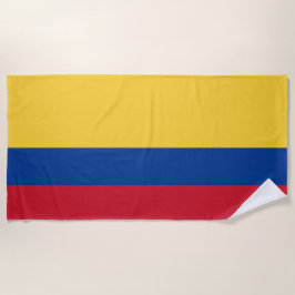Toalha De Praia bandeira da Colômbia