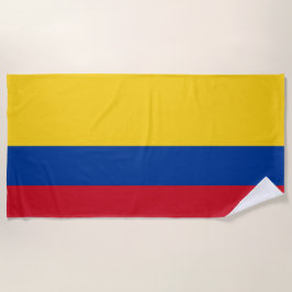 Toalha De Praia Bandeira da Colômbia