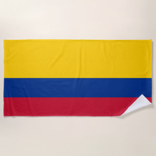 Toalha De Praia Bandeira da Colômbia