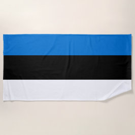Toalha De Praia Bandeira da Estônia