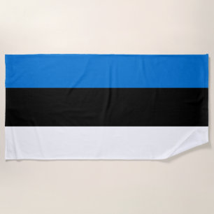 Toalha De Praia Bandeira da Estônia