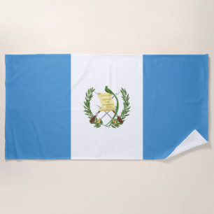 Toalha De Praia Bandeira da Guatemala