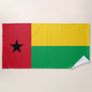 Toalha De Praia Bandeira da Guiné-Bissau