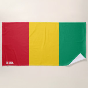 Toalha De Praia Bandeira da Guiné Esplêndido Patriótico