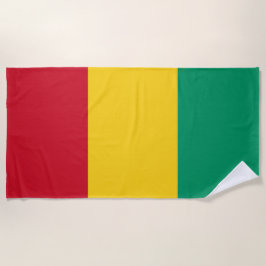 Toalha De Praia Bandeira da Guiné (país africano)