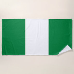 Toalha De Praia Bandeira da Nigéria