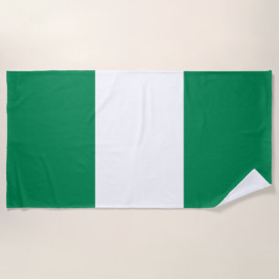 Toalha De Praia Bandeira da Nigéria