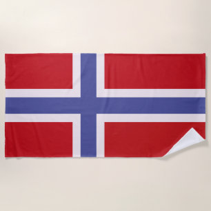 Toalha De Praia Bandeira da Noruega
