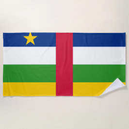 Toalha De Praia Bandeira da República Centro-Africana (RCA)