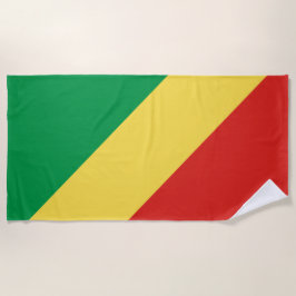 Toalha De Praia Bandeira da República do Congo