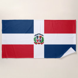 Toalha De Praia Bandeira da República Dominicana
