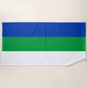 Toalha De Praia Bandeira da República Komi
