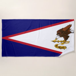 Toalha De Praia Bandeira da Samoa Americana