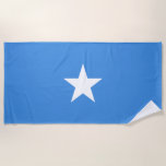 Toalha De Praia Bandeira da Somália<br><div class="desc">Bandeira patriótica da Somália.</div>