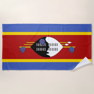 Toalha De Praia Bandeira da Suazilândia