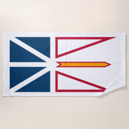 Toalha De Praia Bandeira da Terra Nova e Labrador (Canadá)