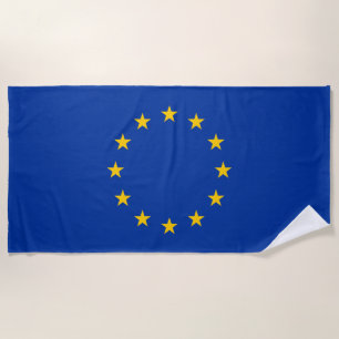 Toalha De Praia Bandeira da União Europeia