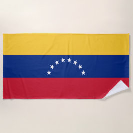 Toalha De Praia Bandeira da Venezuela