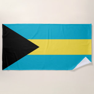 Toalha De Praia Bandeira das Bahamas