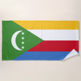 Toalha De Praia Bandeira das Comores