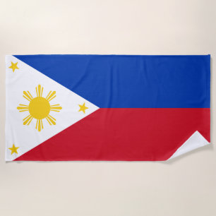 Toalha De Praia Bandeira das Filipinas